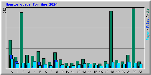 Hourly usage for May 2024